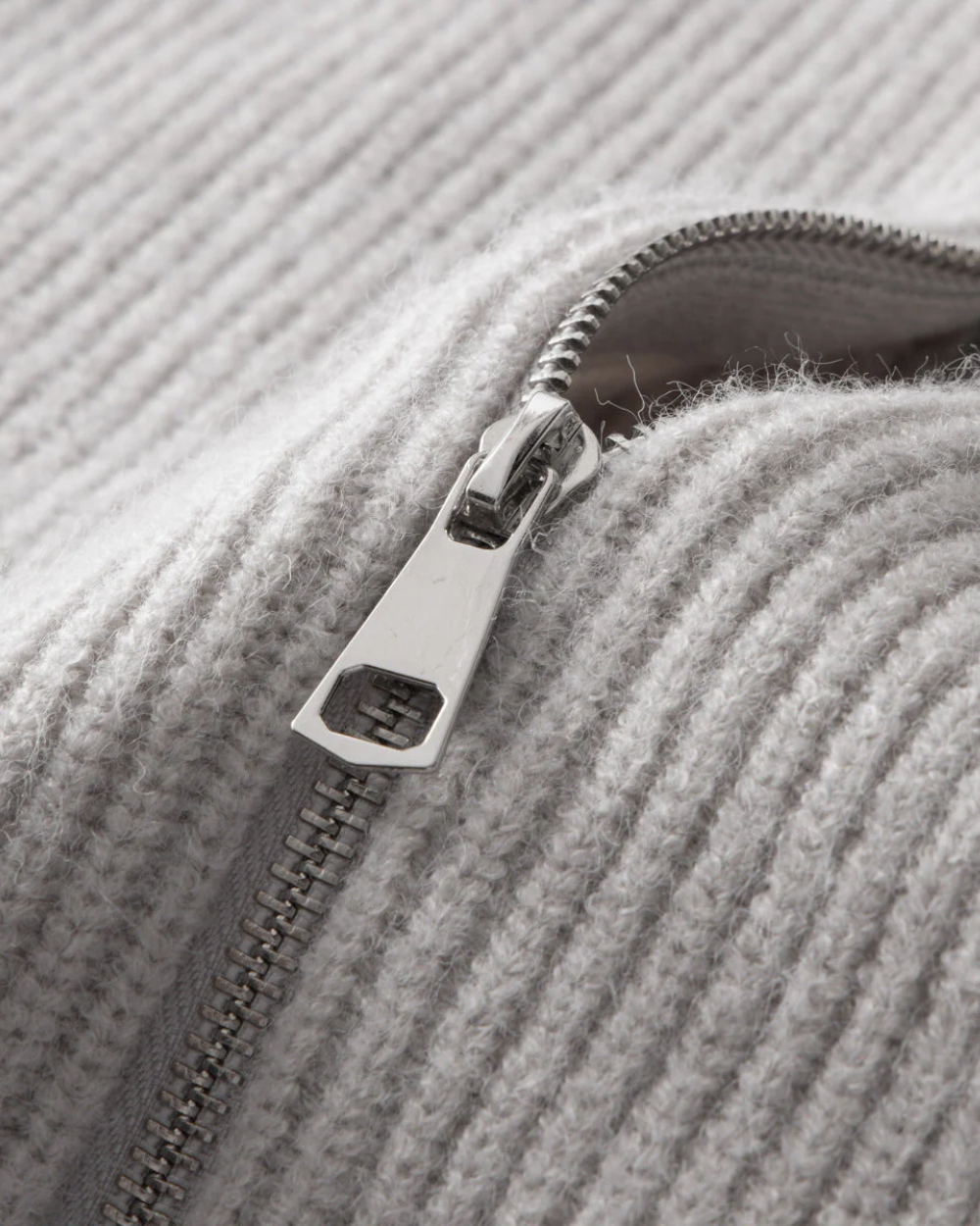 Casaco de lã Merino com fecho de correr Four Seasons