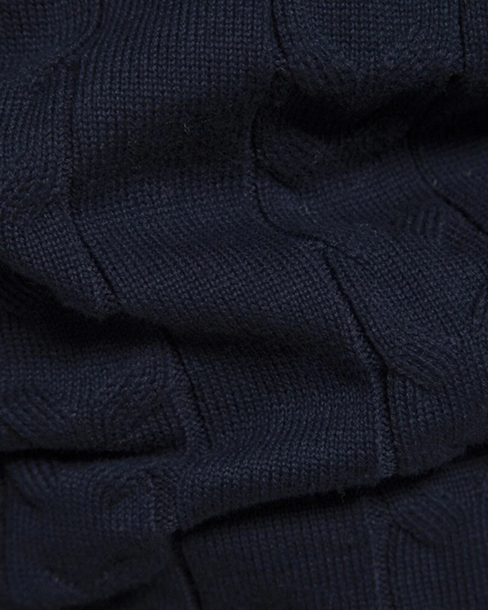 Frederico Camisola de algodão com fecho de correr e padrão