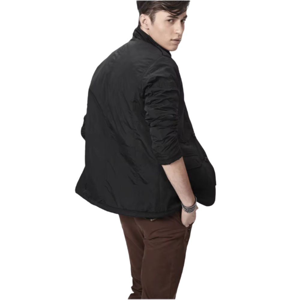 Casaco elegante à prova de vento