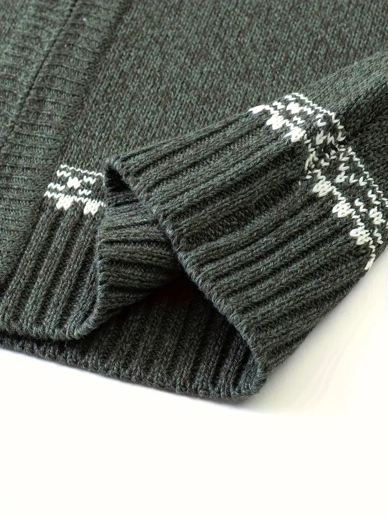 Casaco de malha elegante