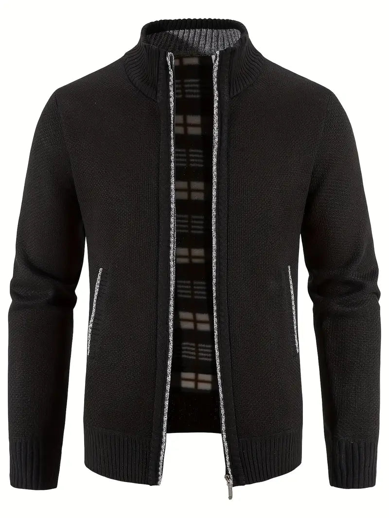 Casaco de malha elegante