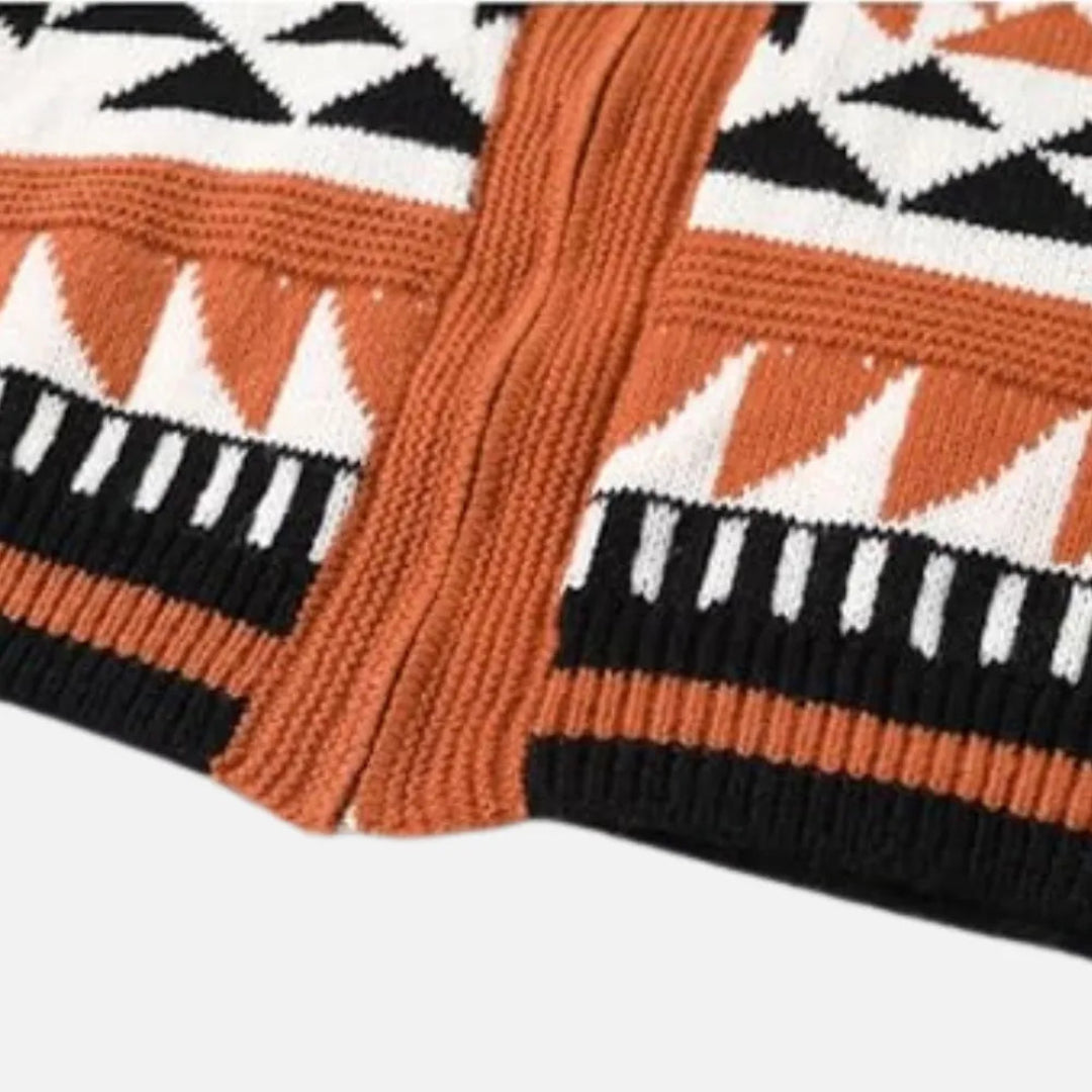 Casaco de jacquard elegante