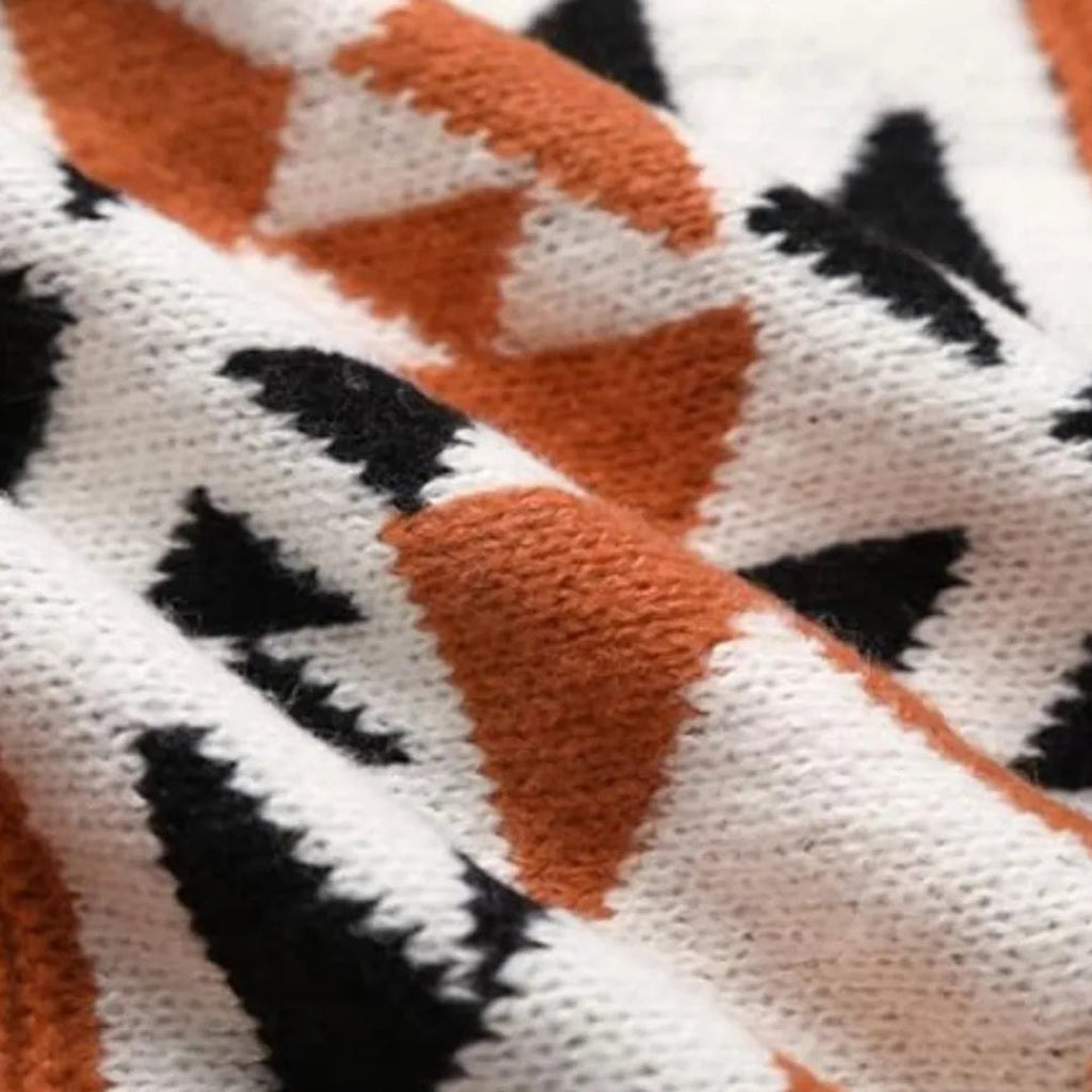 Casaco de jacquard elegante