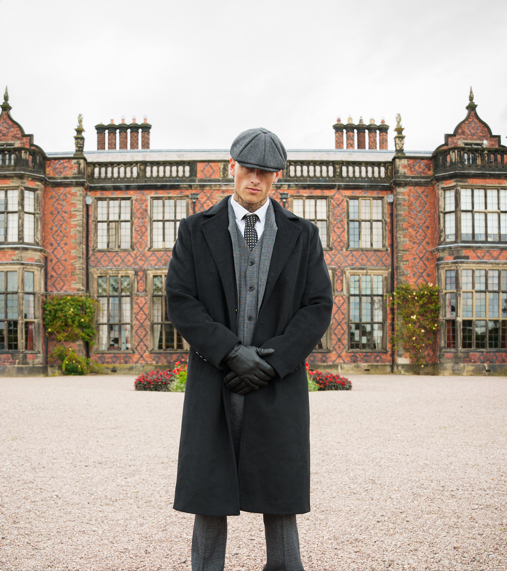 Luvas de couro elegantes