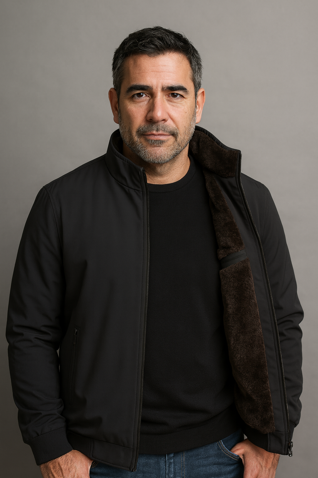 Casaco com forro polar