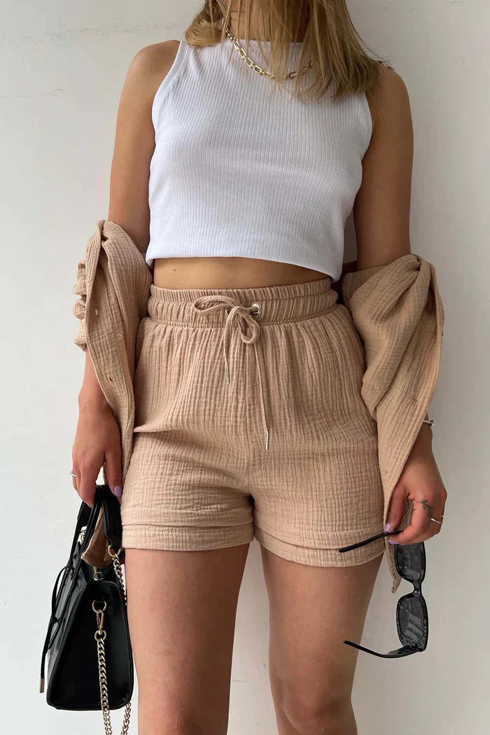 Conjunto casual de verão para mulher