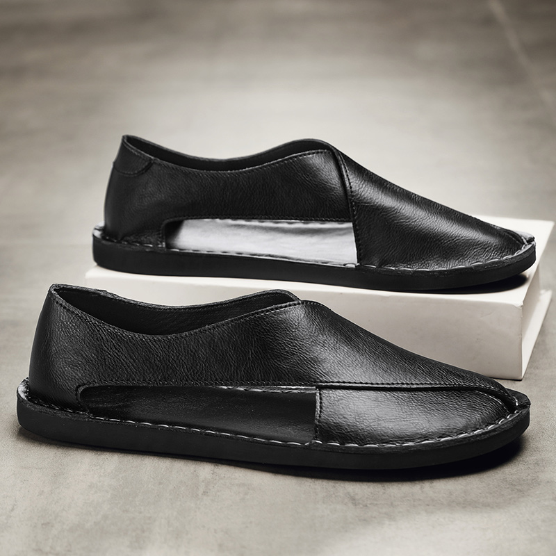 Sandálias de couro Premium