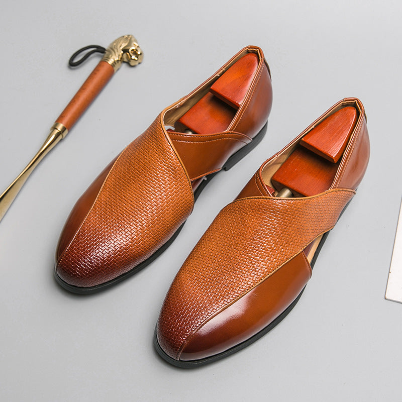 Mocassins de couro vintage