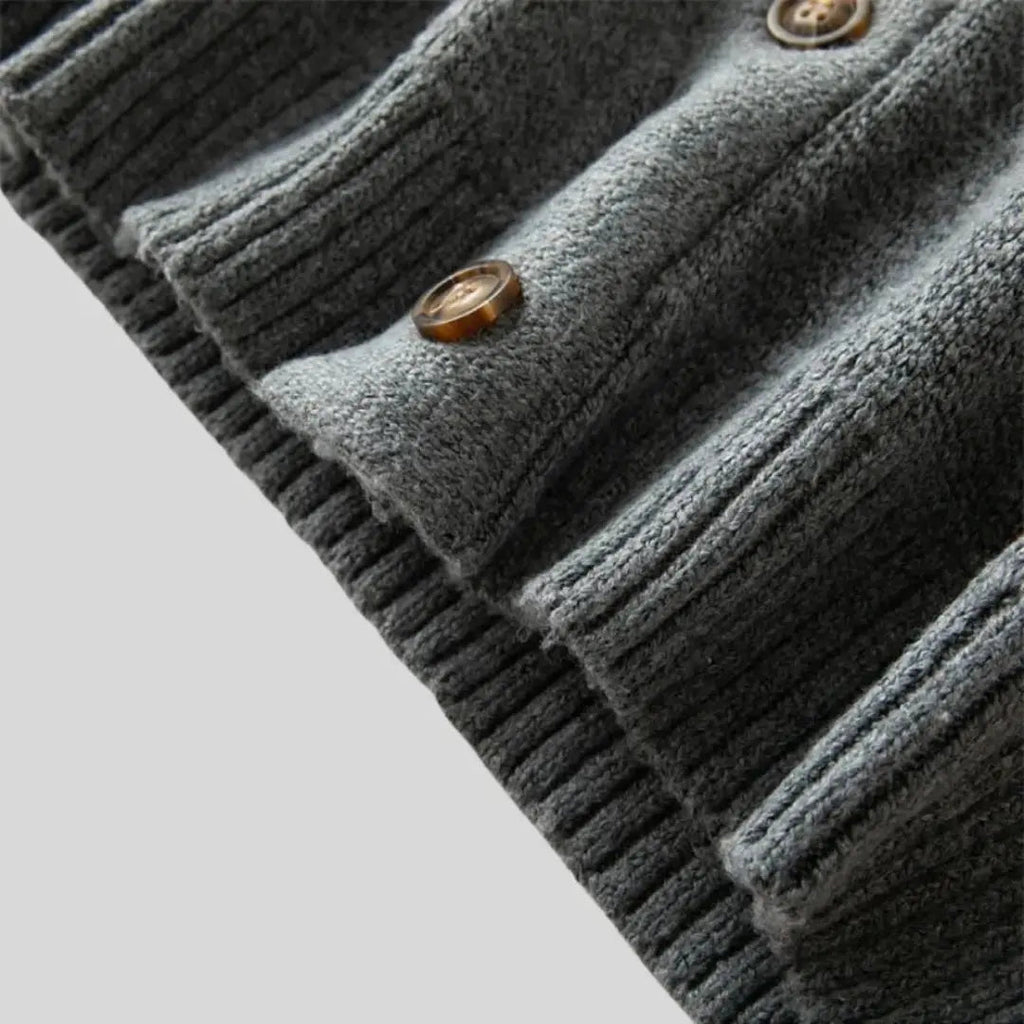 Casaco de lã jacquard