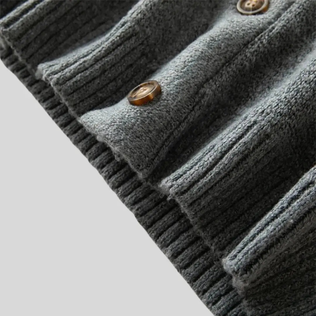 Casaco de lã jacquard