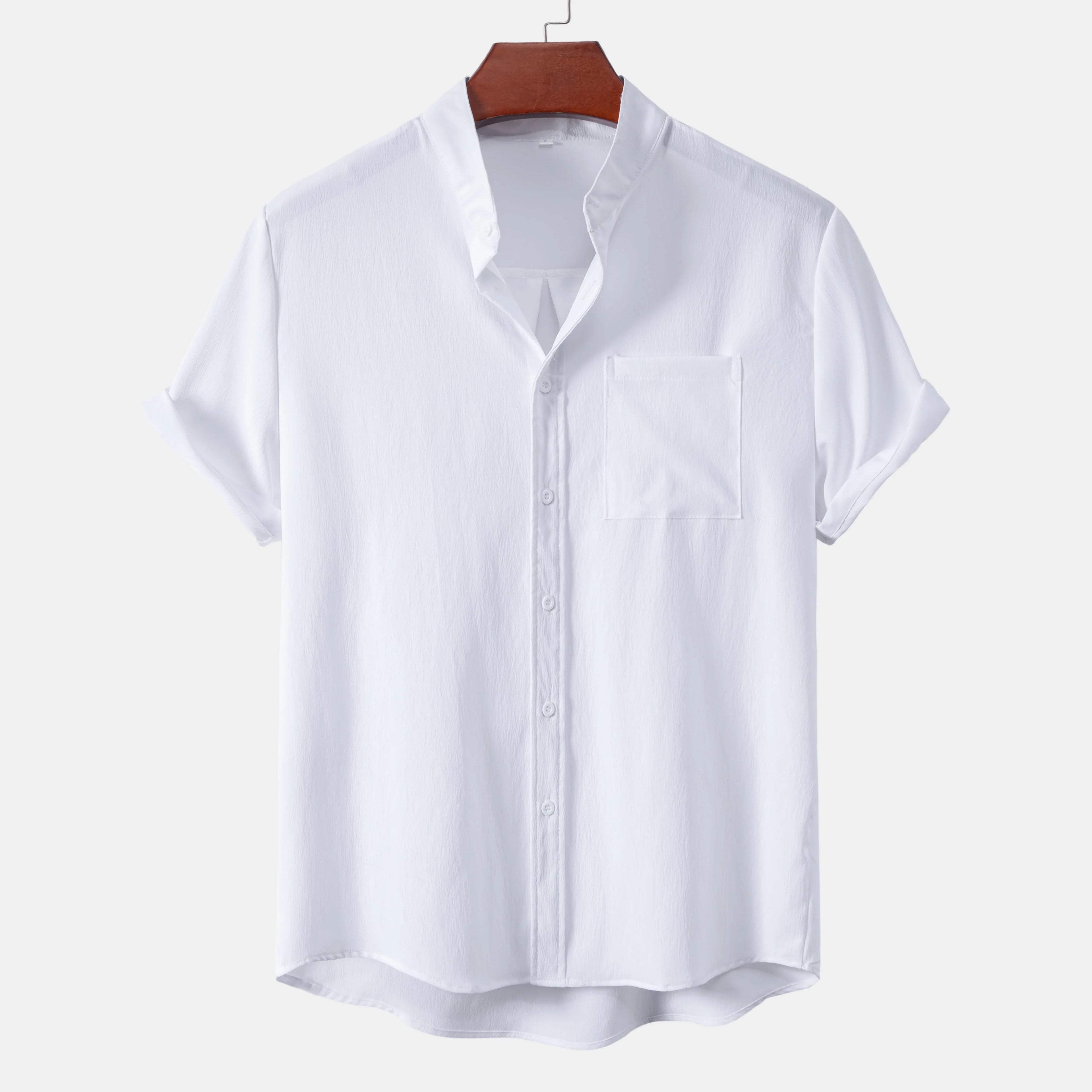 Camisa de verão elegante e respirável