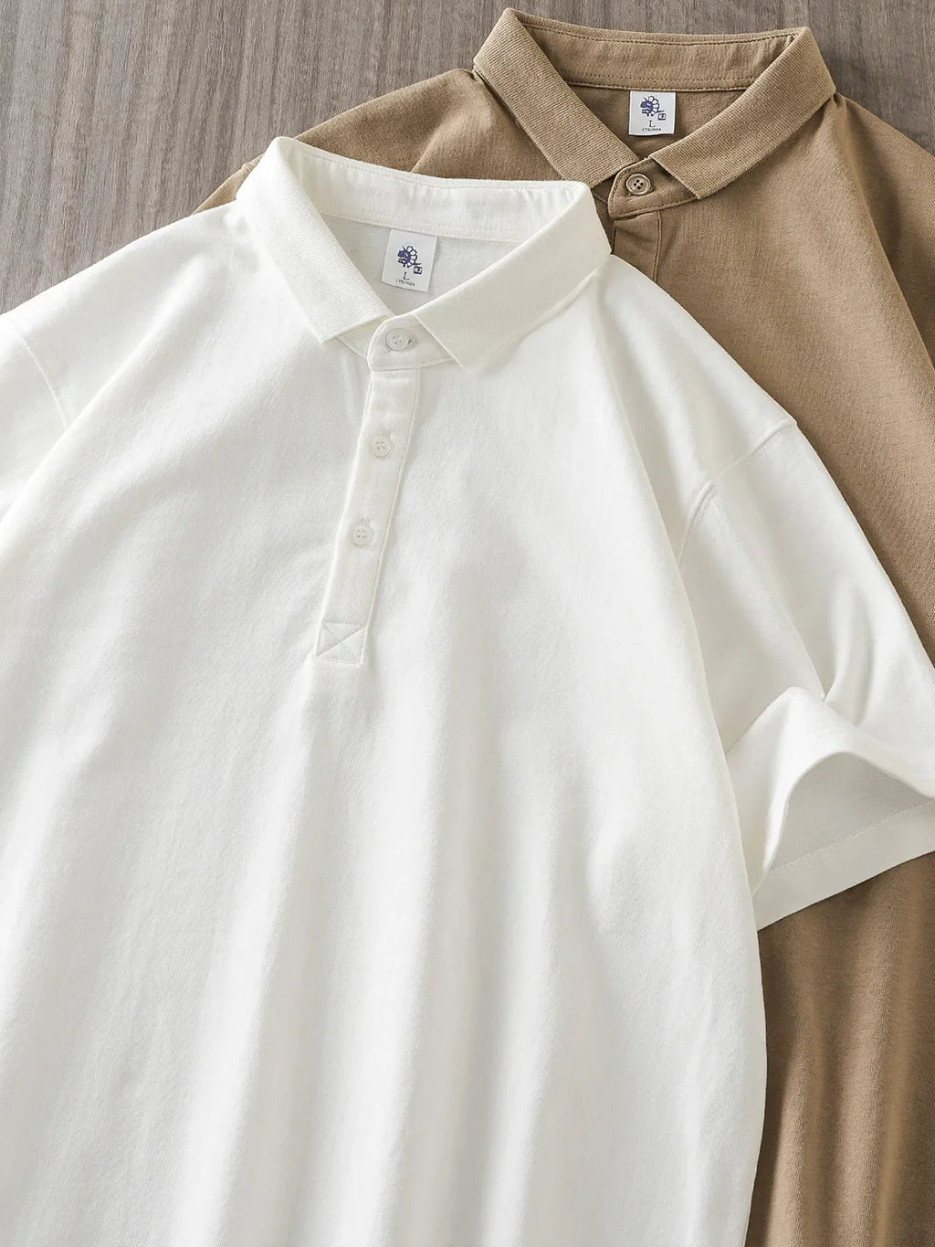 Camisa pólo de algodão para homem