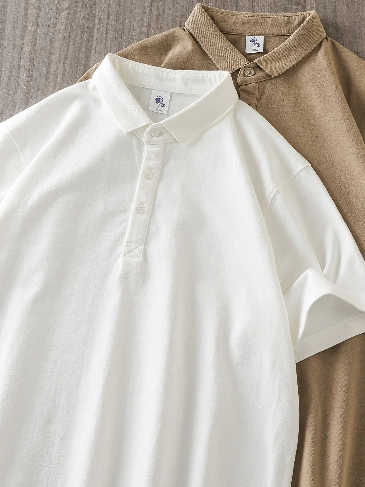 Camisa pólo de algodão para homem