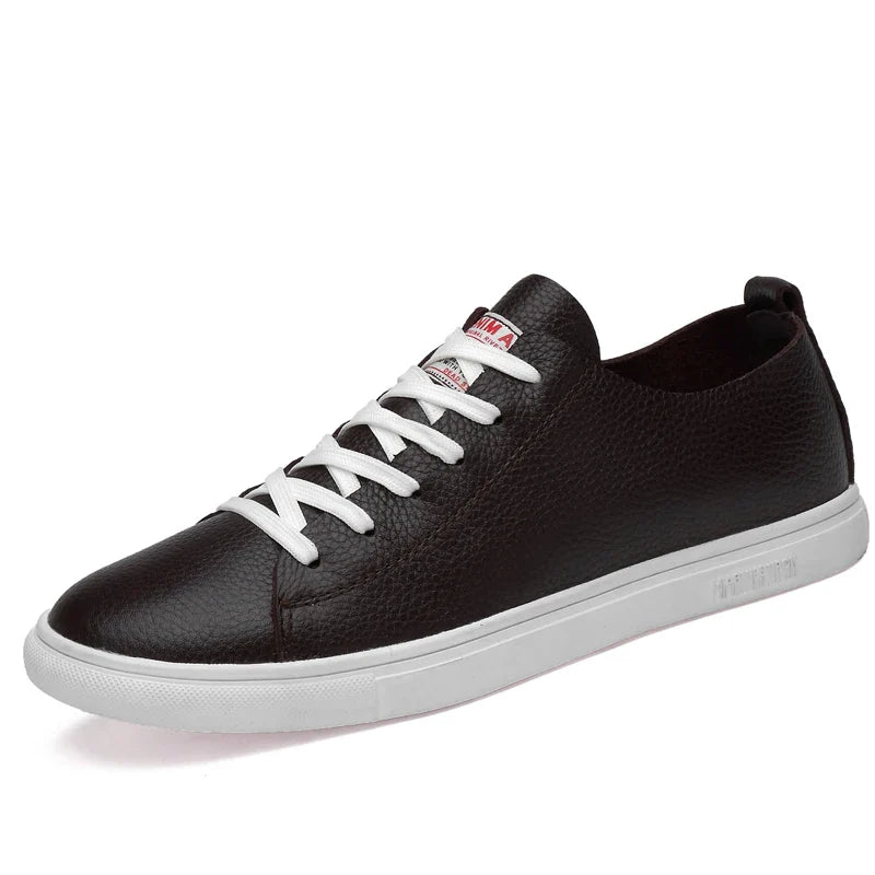 Sapatos de couro genuíno