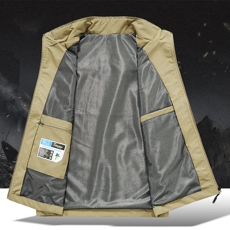 Colete de pesca respirável