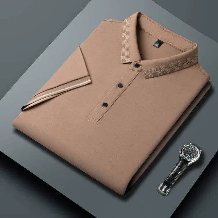 Camisa pólo de algodão