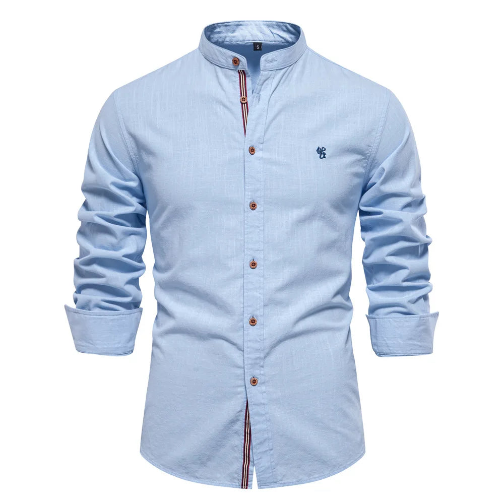 Camisa de linho elegante
