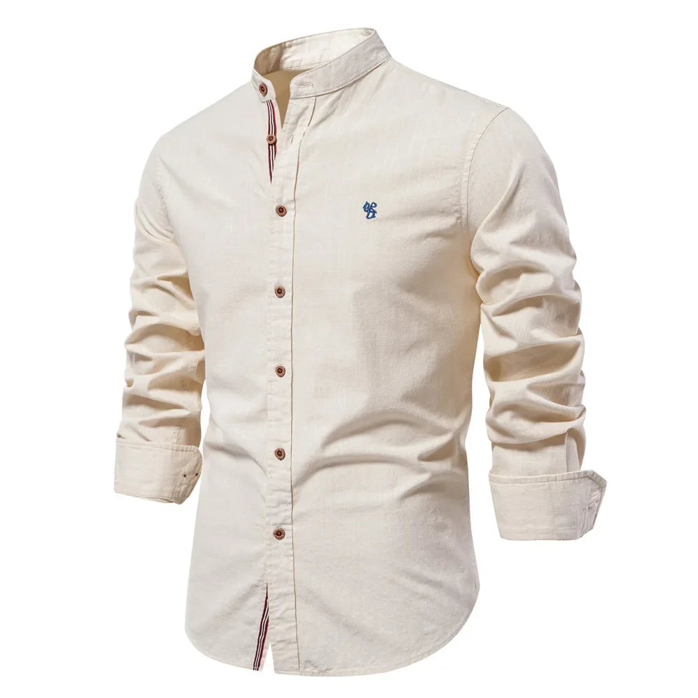 Camisa de linho elegante