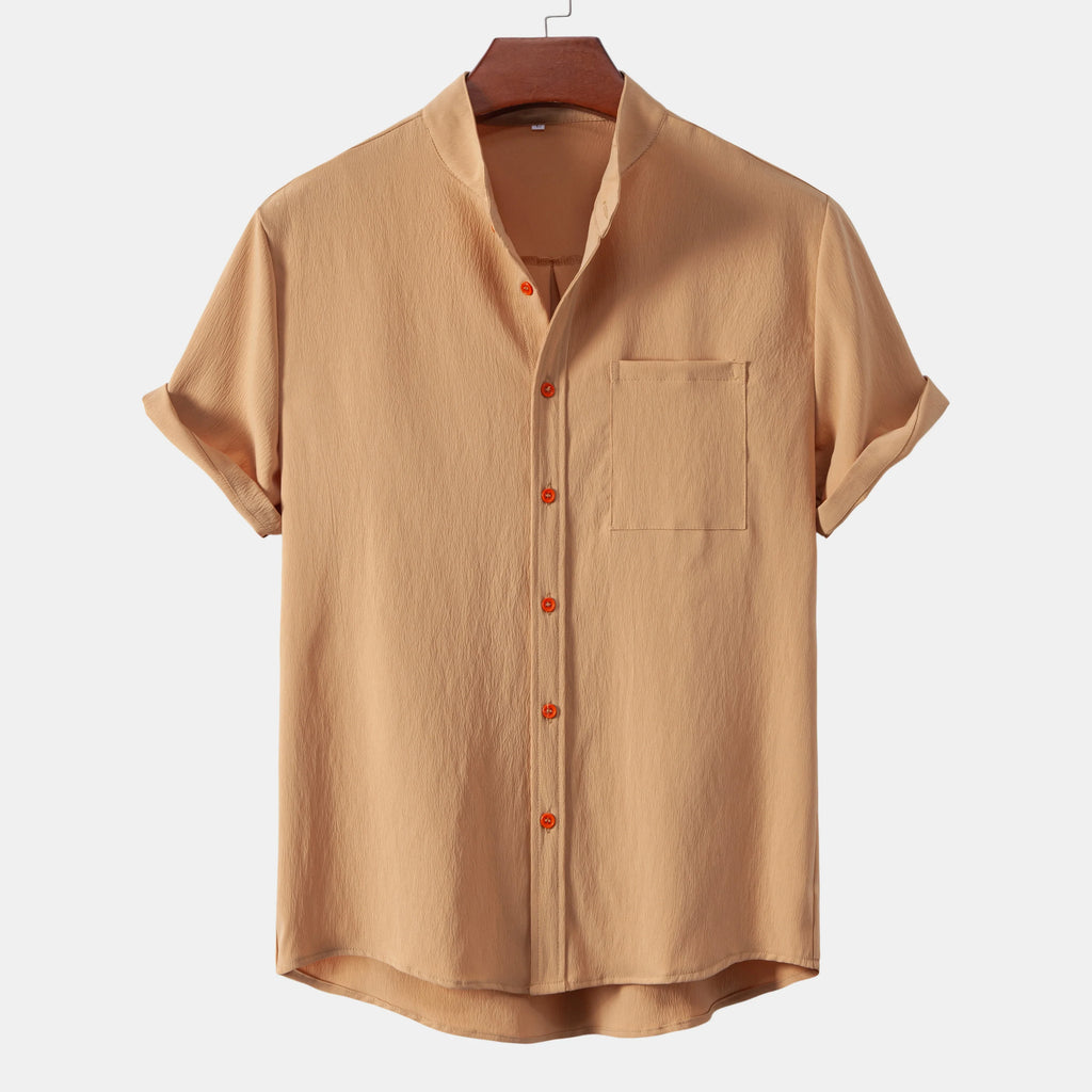 Camisa de verão elegante e respirável