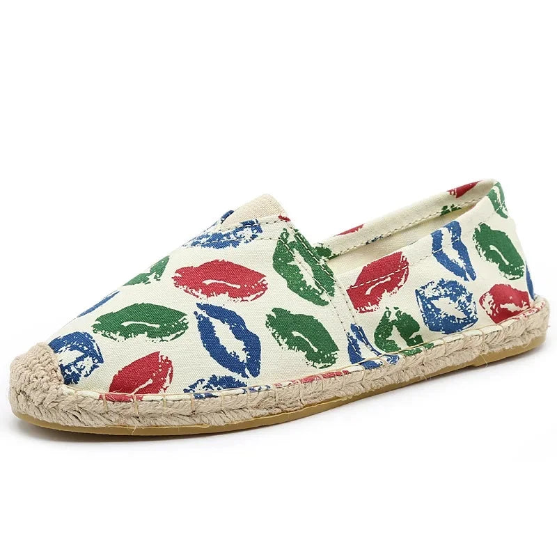 Espadrilles de lona elegantes