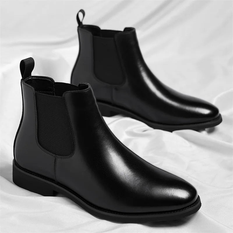 Botas masculinas de couro