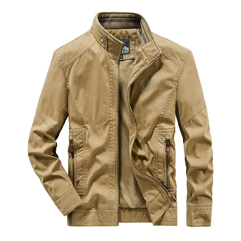 Casaco acolchoado casual para bombistas