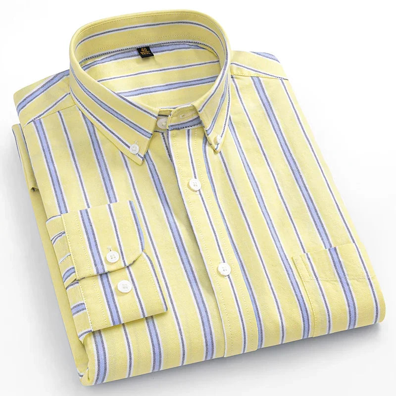 Givalli - Camisa Oxford de algodão