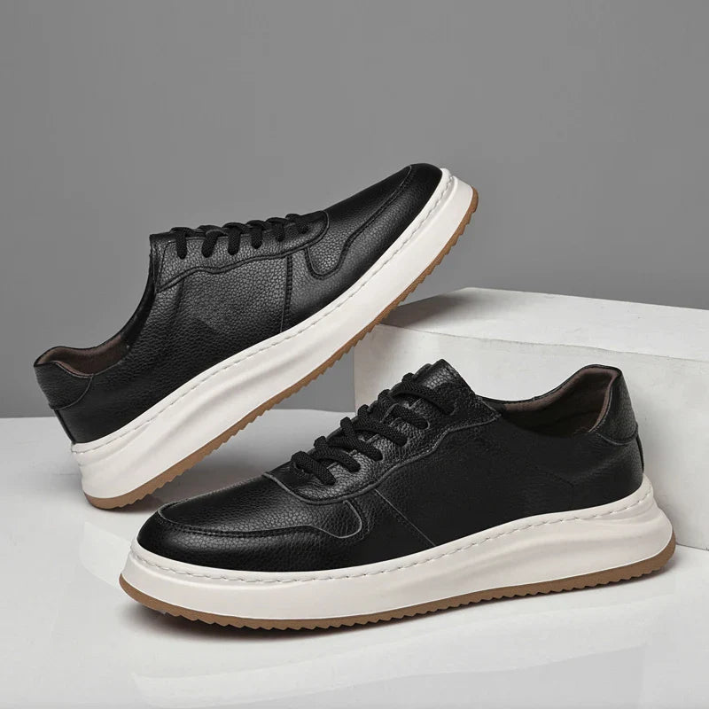 Sapatos de couro confortáveis