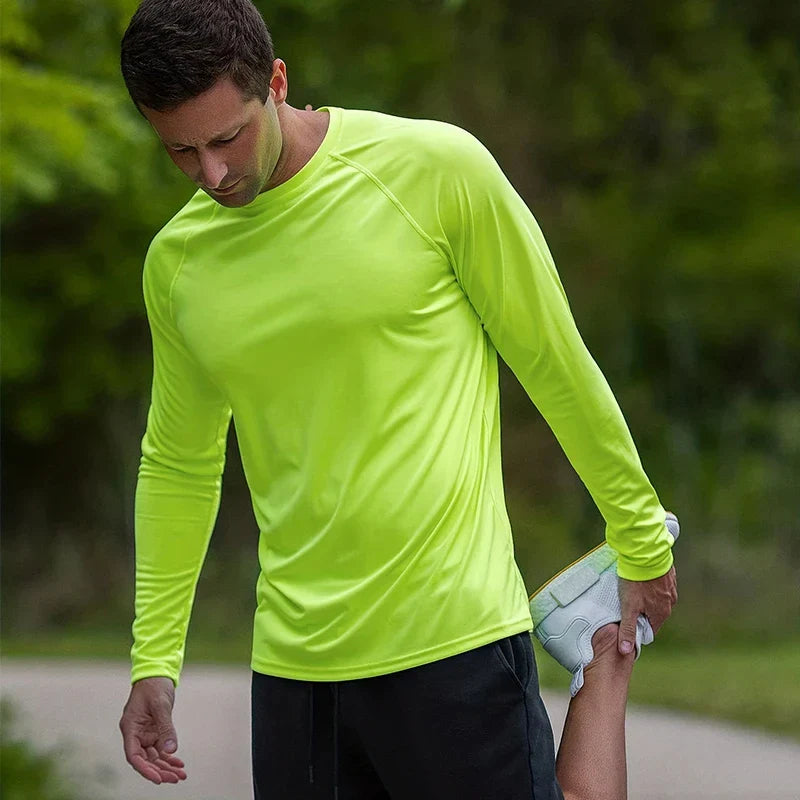 Camisa de manga comprida com proteção solar UV