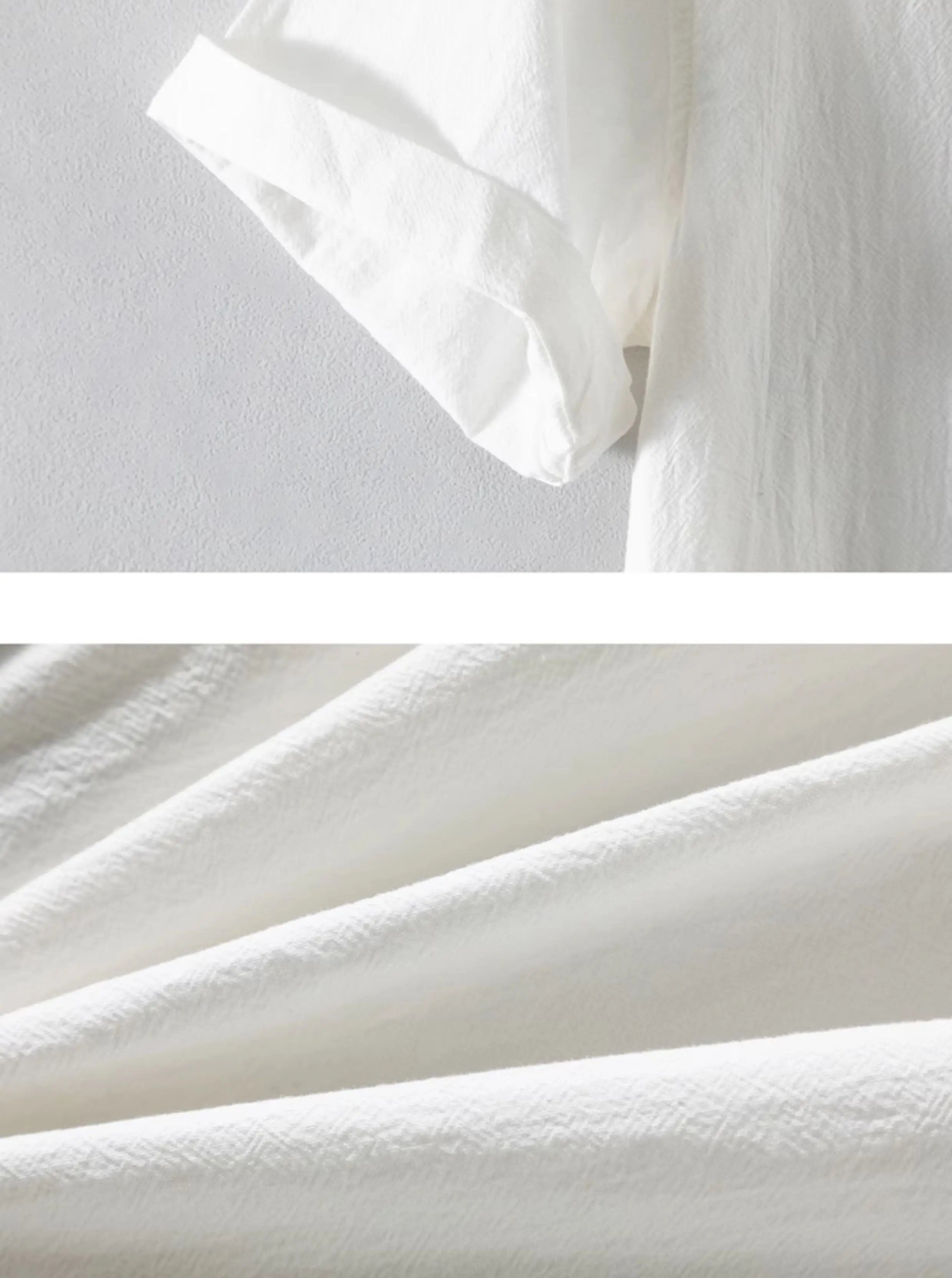 Camisa de algodão respirável