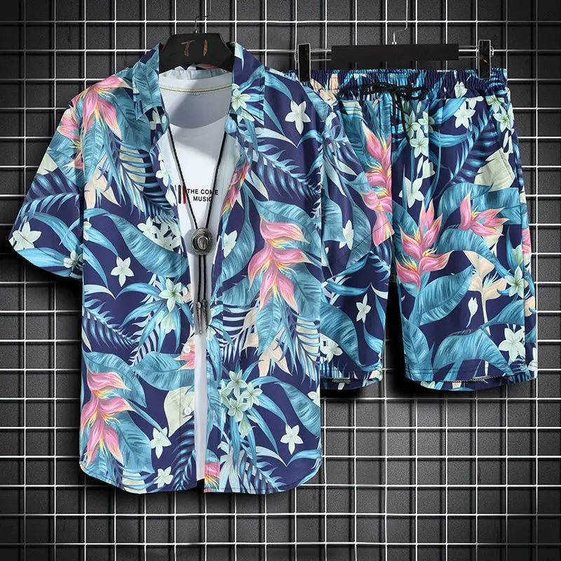 Conjunto floral de verão