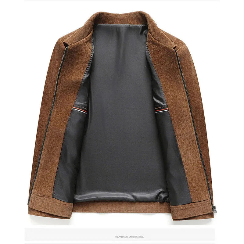 Casaco de tecido elegante