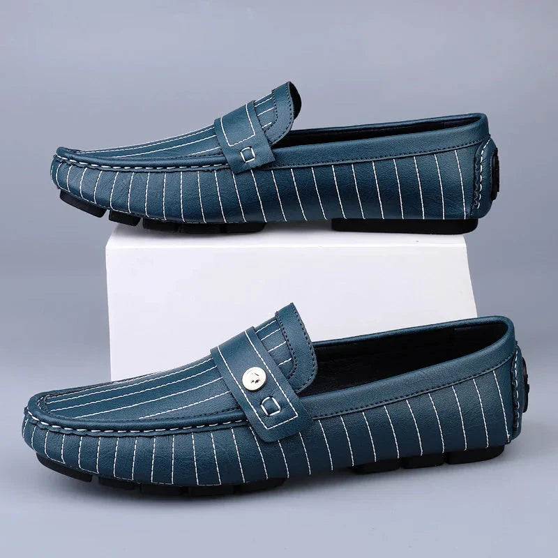 Mocassins de couro chiques