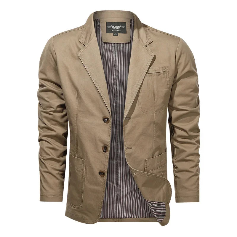 Blazer de algodão chique