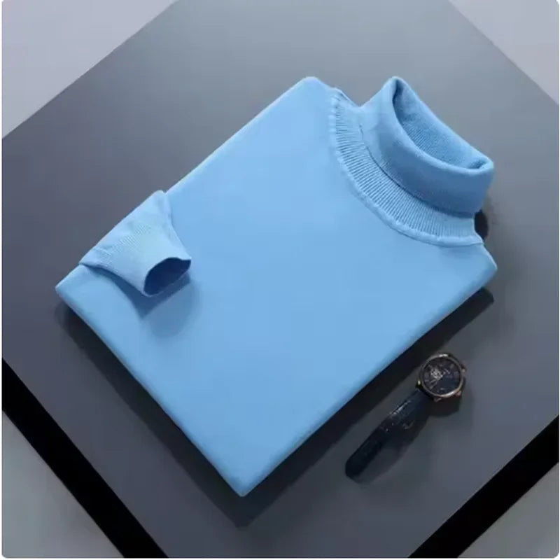 Gola alta de lã St. Moritz