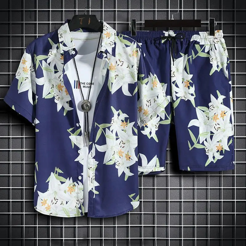 Conjunto floral de verão