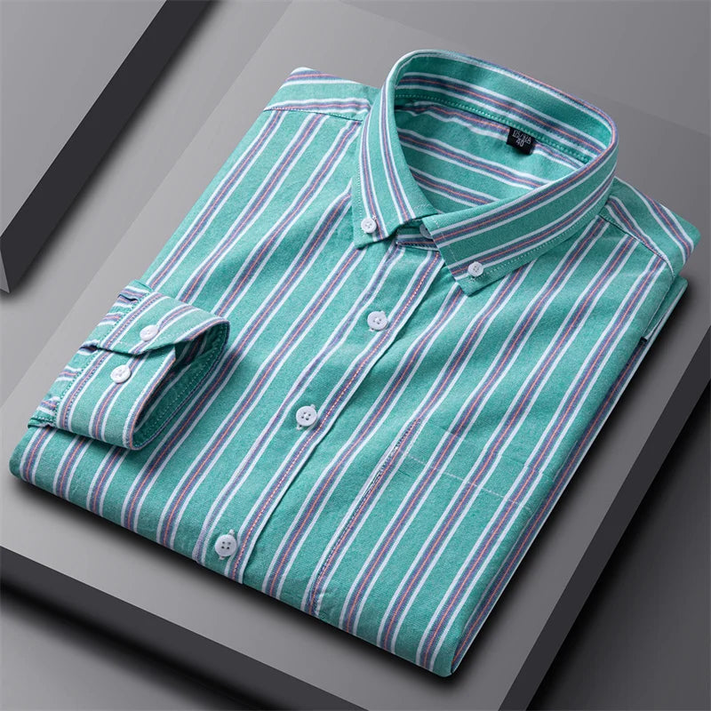 Givalli - Camisa Chic Oxford para homem