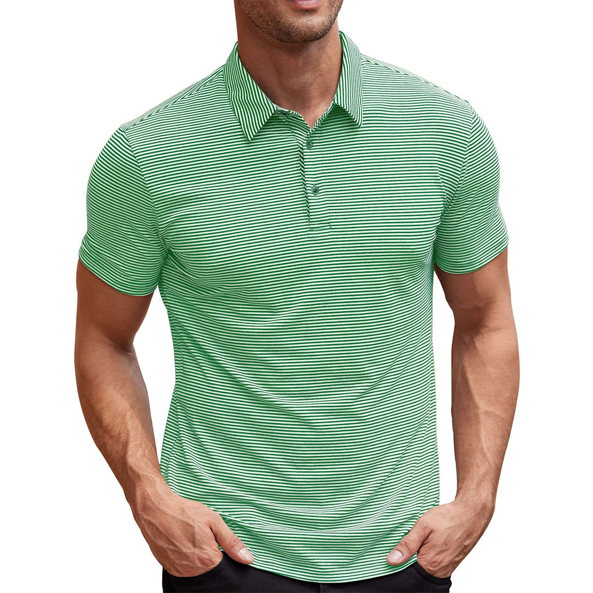 Camisa polo listrada