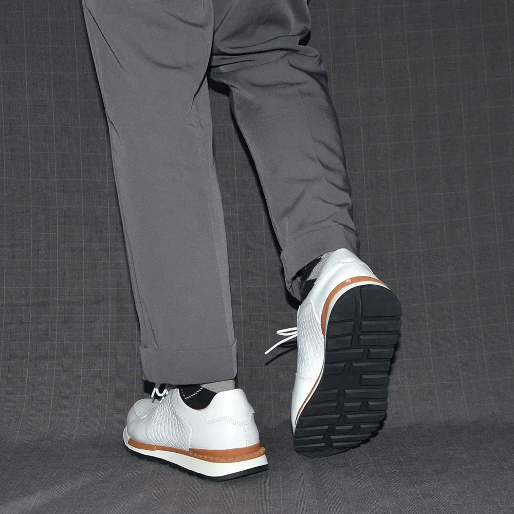 Sapatos de couro elegantes