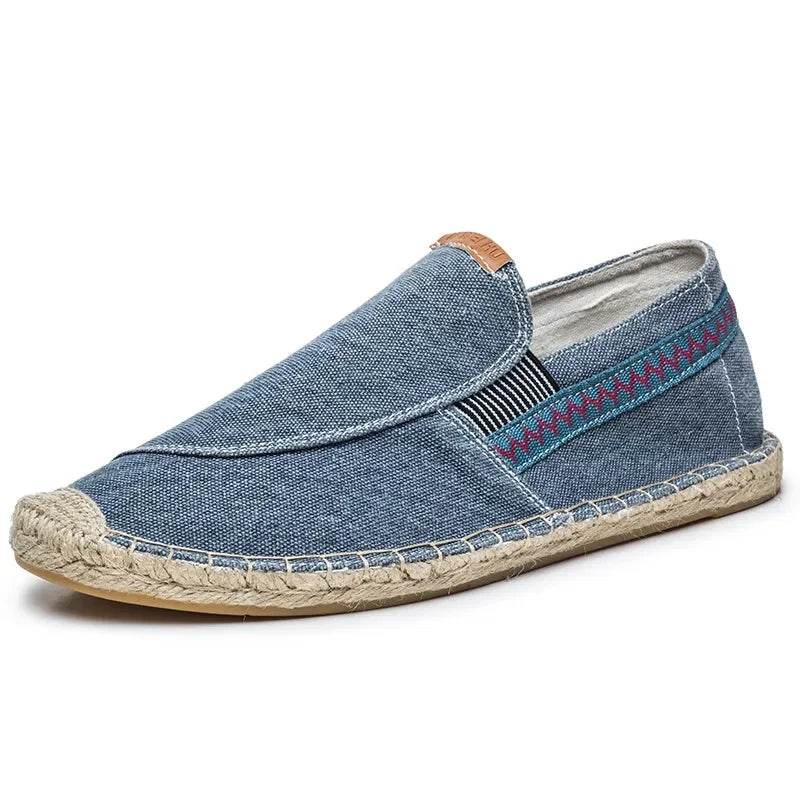 Espadrilhas elegantes em linho