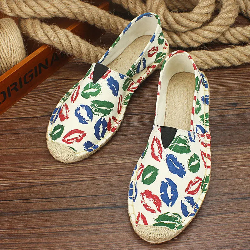 Espadrilles de lona casuais