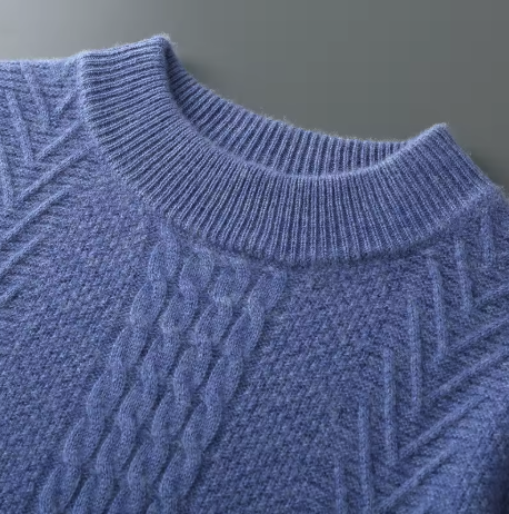 Camisola de caxemira com padrão Mizar