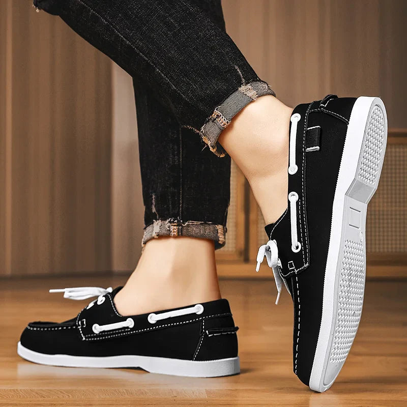 Mocassins de couro para negócios