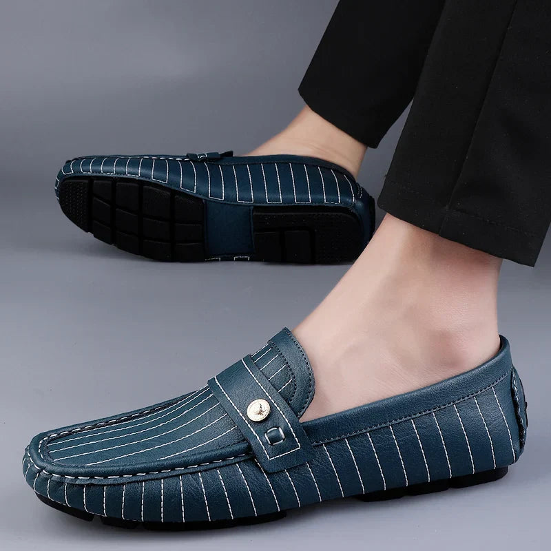 Mocassins de couro chiques