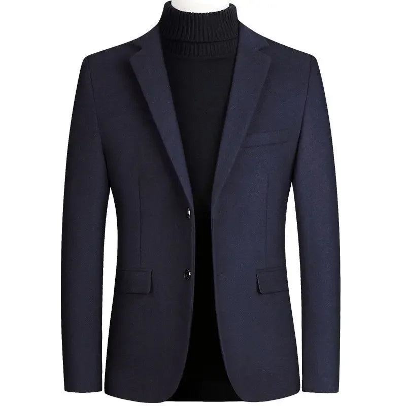 Blazer de lã elegante