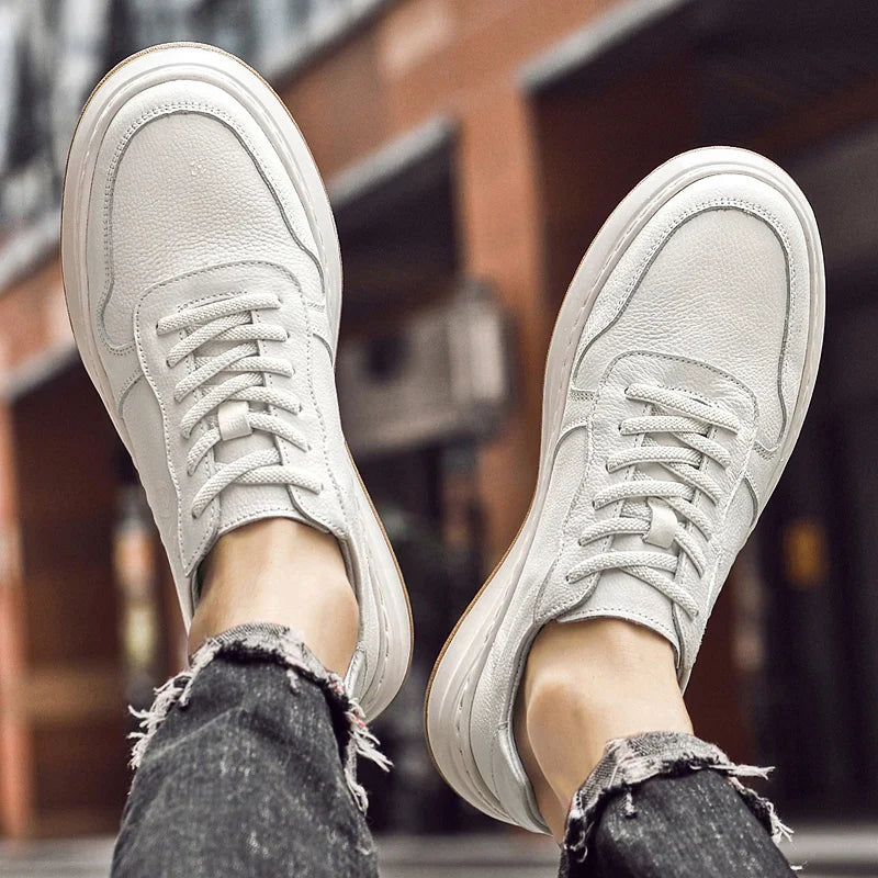 Sapatos de couro confortáveis