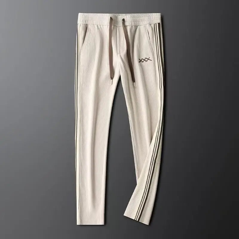 Conjunto de algodão elegante para homem