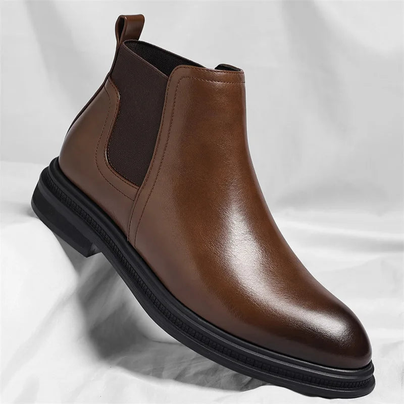 Botas masculinas de couro