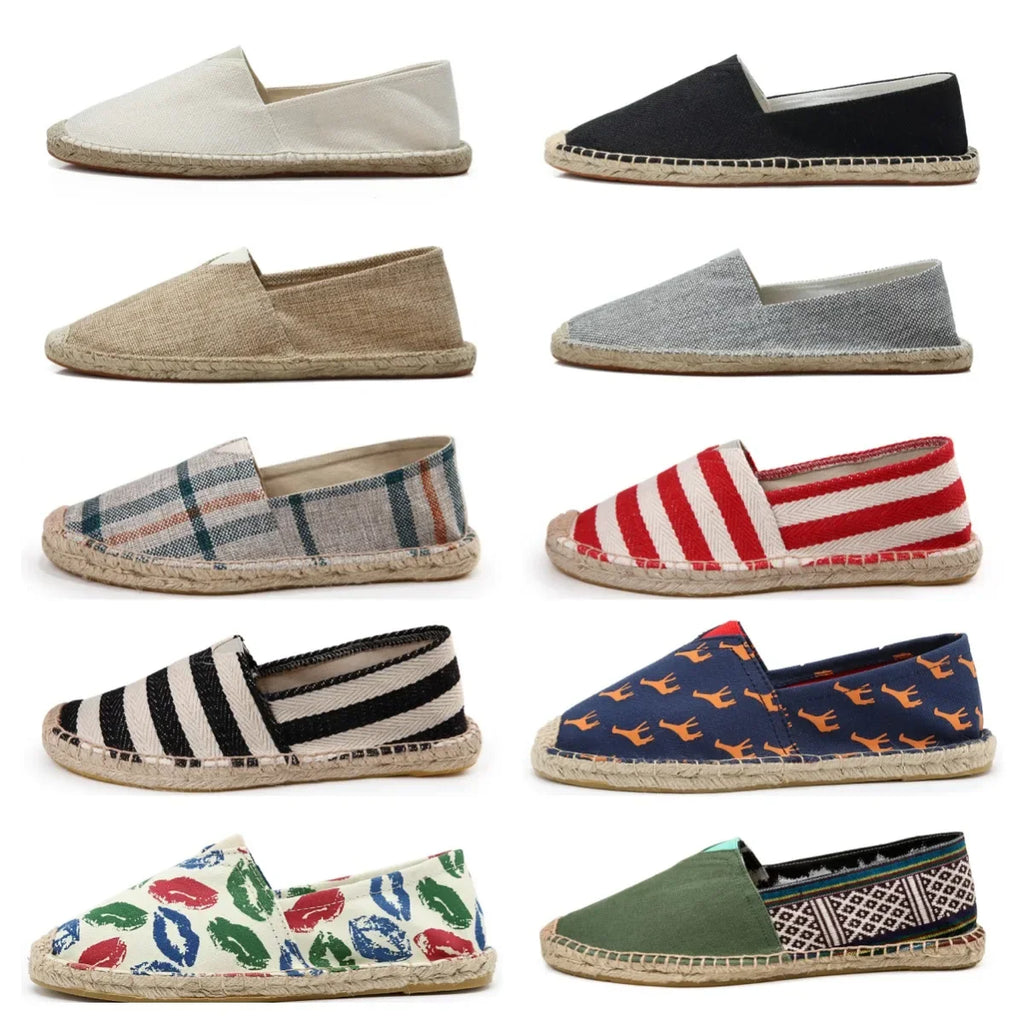 Espadrilles de lona elegantes