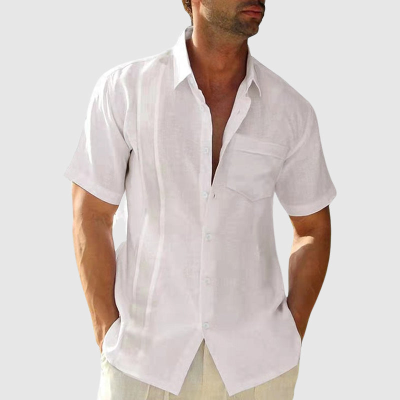 Camisa de verão em linho elegante